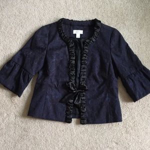 Loft Petite Brocade Jacket